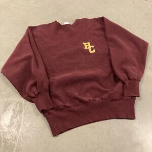 vintage Boston college reverse weave sweatshirt